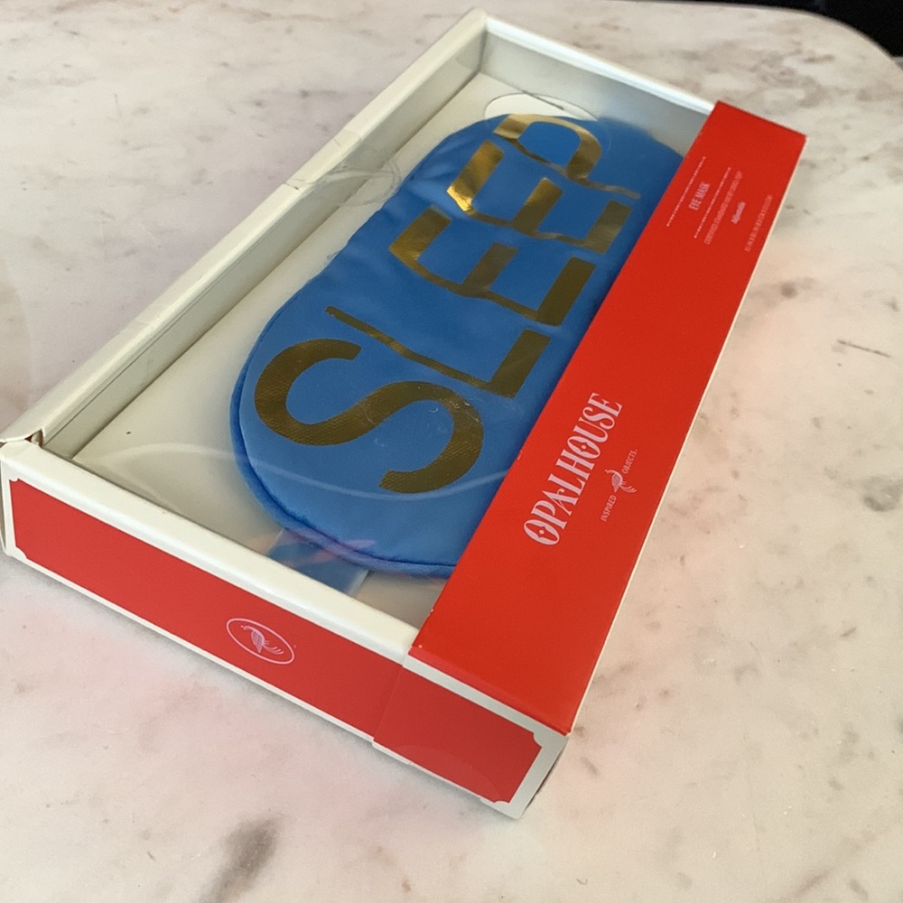 Opalhouse Adjustable Eye Mask with Message “SLEEP”